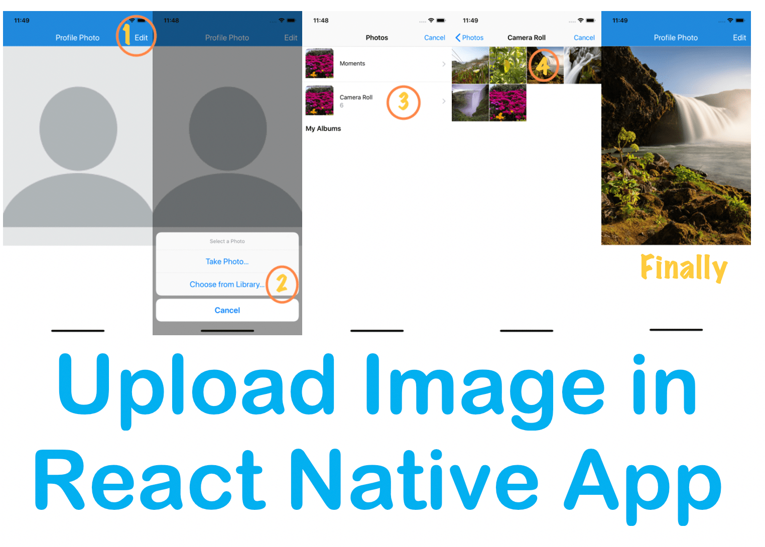 How to upload image in React Native App maddyzonenews